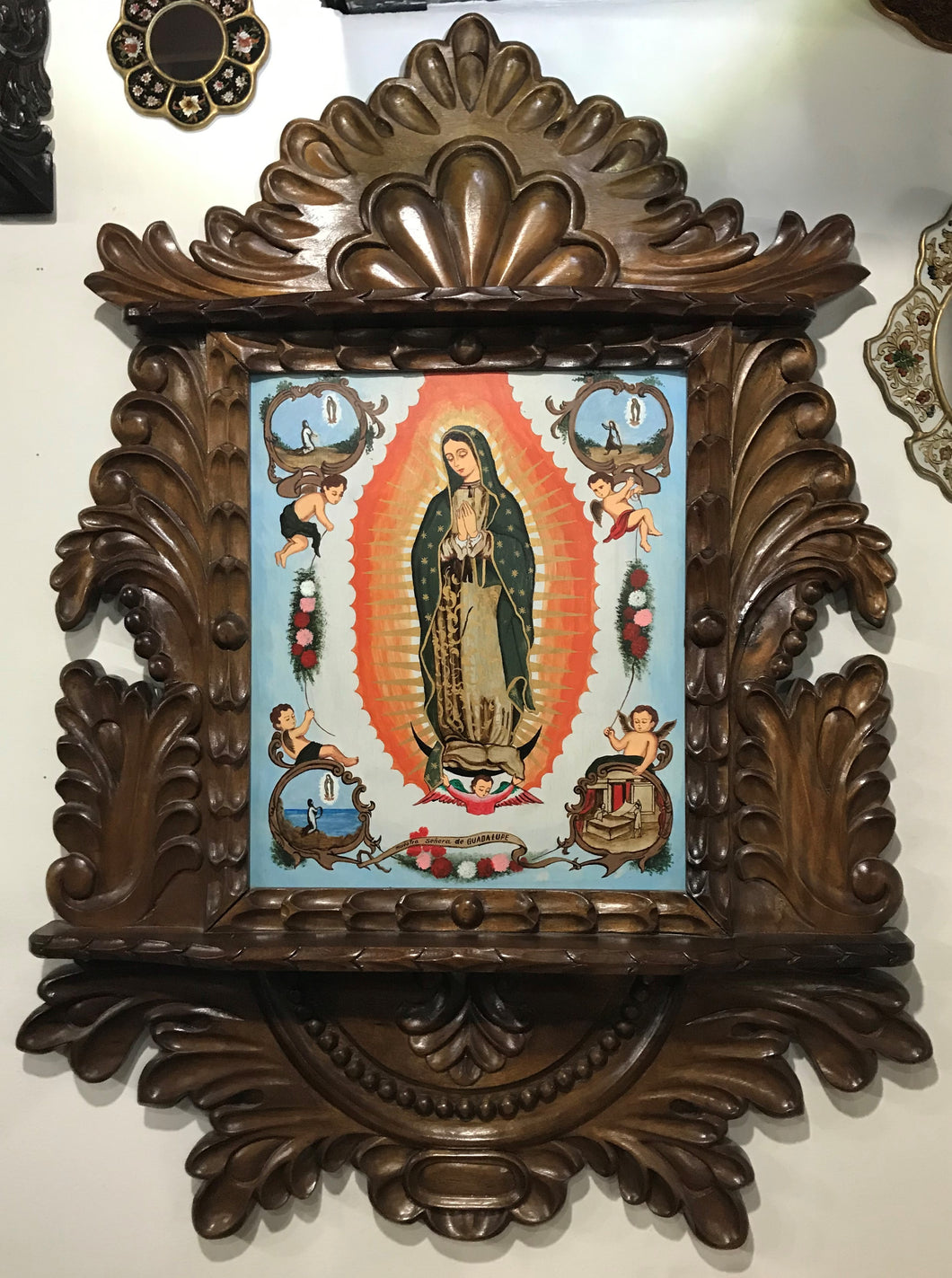 hand painted Guadalupe